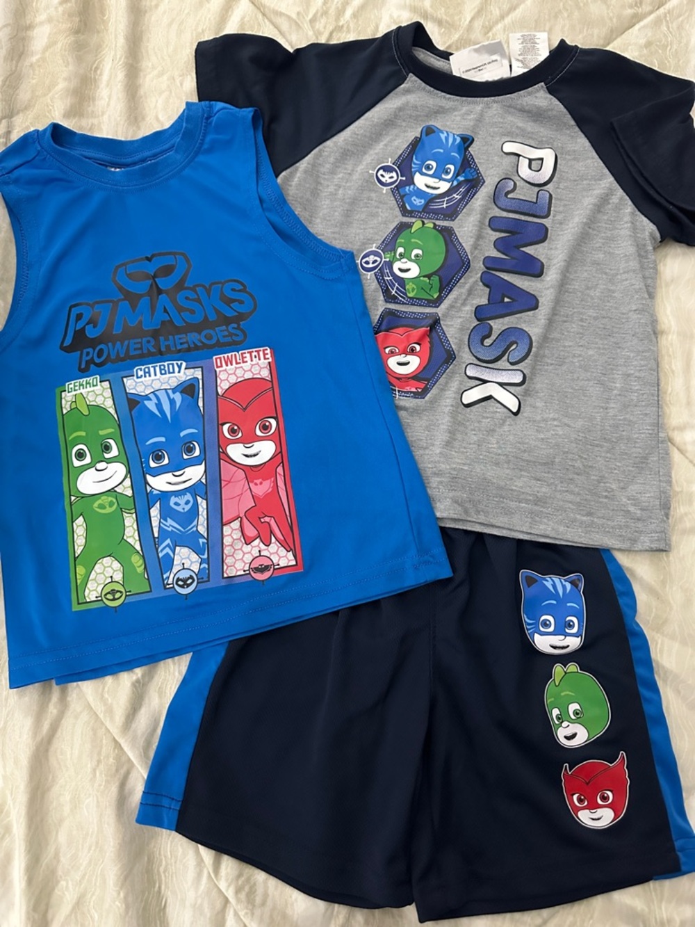 Kids Blue & Gray Set - 3-Piece boys 4T clothes